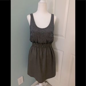 J.Crew sequin/tweed mixed media dress